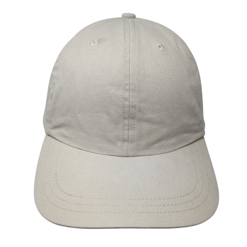 Joe Boxer Slideback Baseball Hat Beige One Size Solid Adjustable Blank